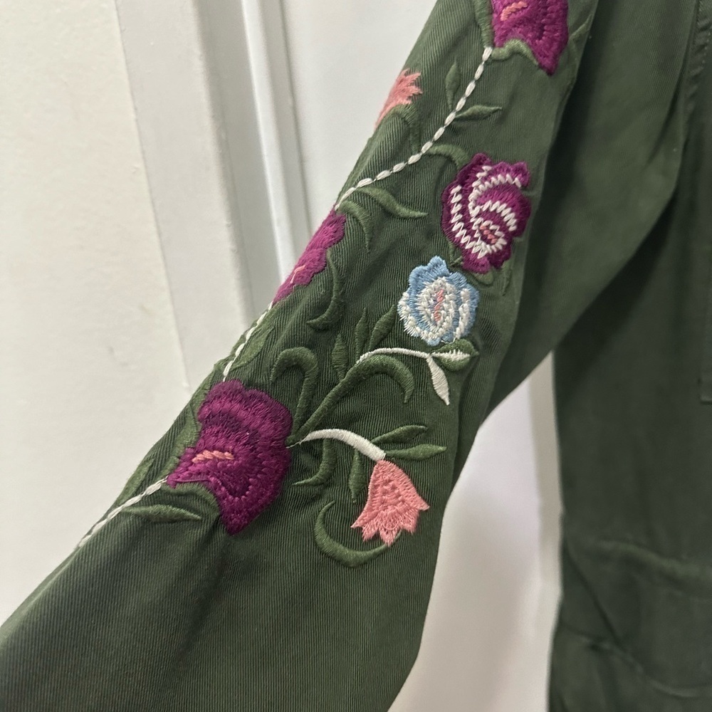 BB Military Embroidery Jacket Sz S - Picture 6 of 11